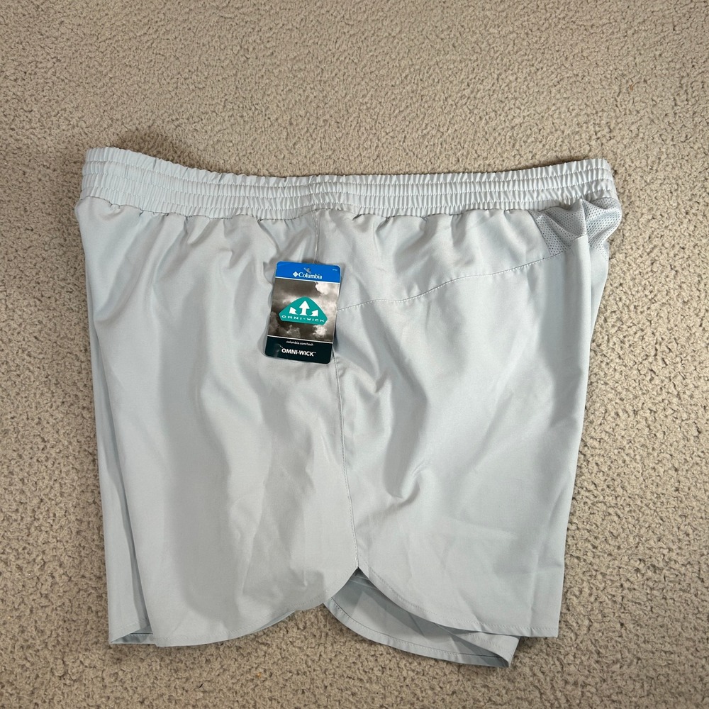 Columbia Womens Hike Short Grey Omni-Wick Athletic Plus Size 1X 5in New NWT - Picture 2 of 7